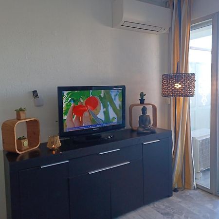 Juan Les Pins Tanit Studio Climatise Vue Sur Mer Piscine Antibes Ngoại thất bức ảnh