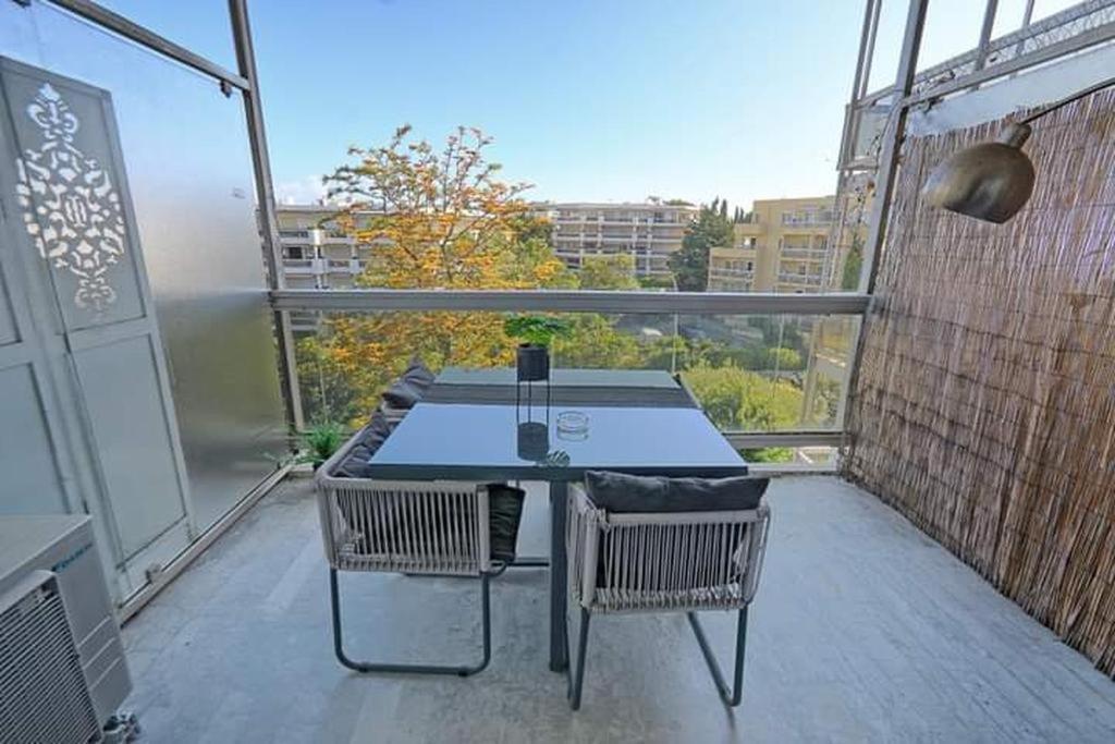 Juan Les Pins Tanit Studio Climatise Vue Sur Mer Piscine Antibes Ngoại thất bức ảnh